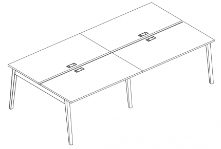 Рабочая станция (4х120) мокко премиум