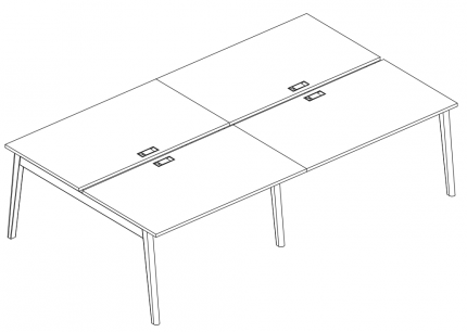 Рабочая станция (4х120) мокко премиум